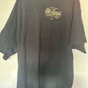 Old Speed Lucky 13 Black Graphic Short Sleeve Tee